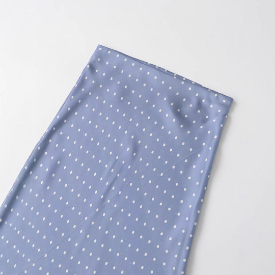 Damen Midi-Rock aus Satin im A-Linien-Schnitt mit hoher Taille und Polka-Dot-Print Shop Nory