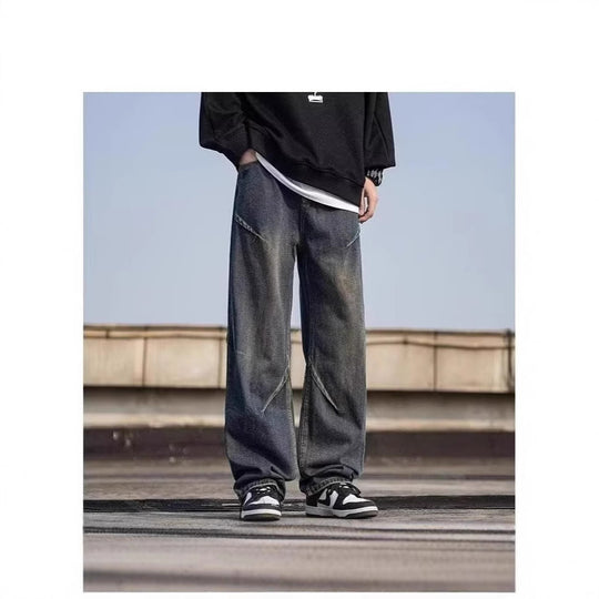 Herren Modische Weitgelegte Jeans Shop Nory