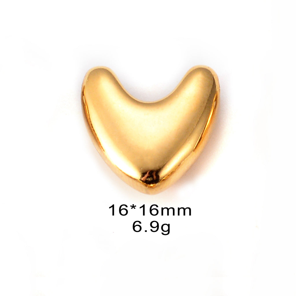 Damen eleganter Schmuckanhänger in Herzform mit glänzender Oberfläche Shop Nory