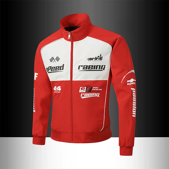 Herren Rennsport-Trackjacke im Retro-Motorsport-Stil Shop Nory