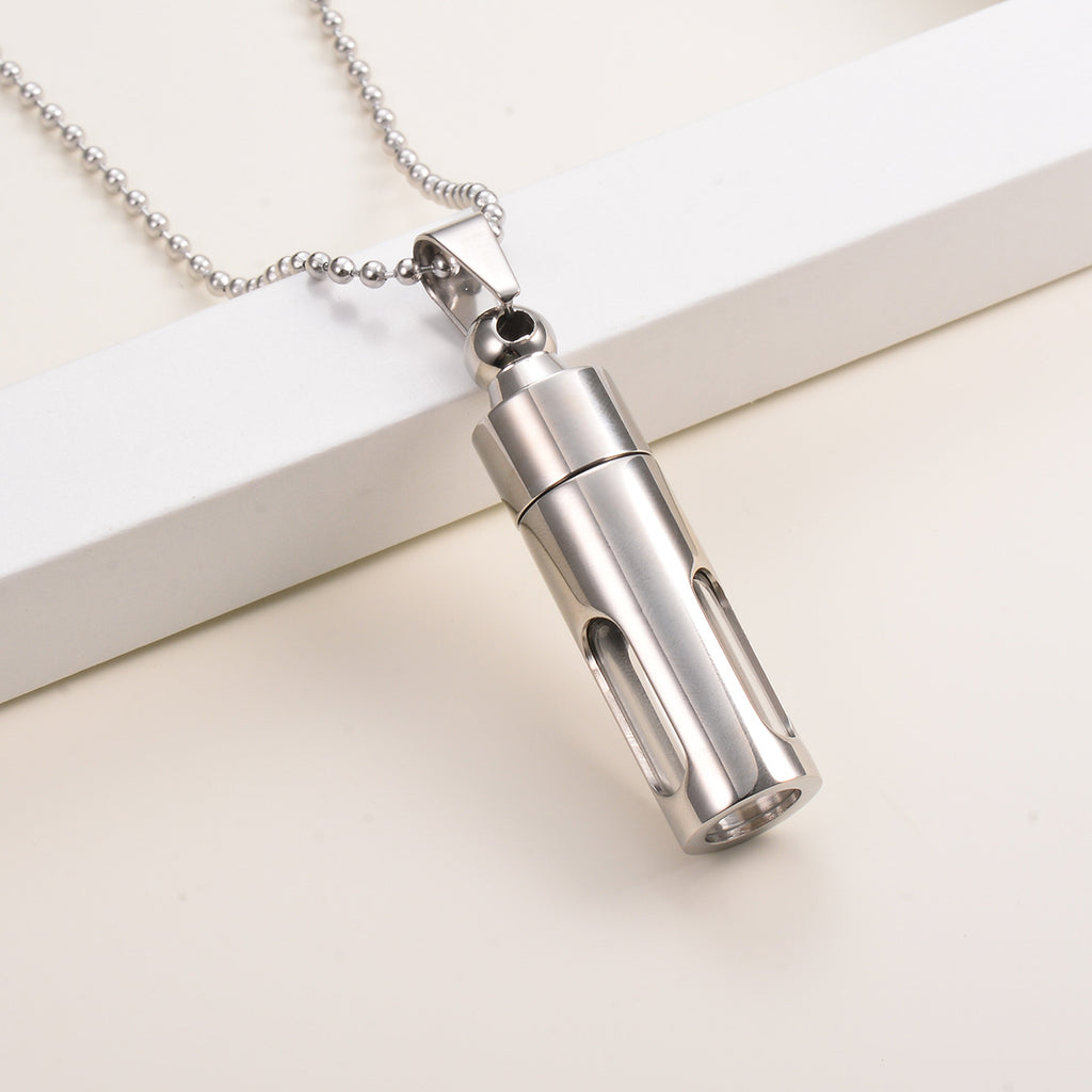 Damen eleganter Medaillon-Anhänger mit hochwertigem Verschluss und sichtbarem Innenraum Shop Nory