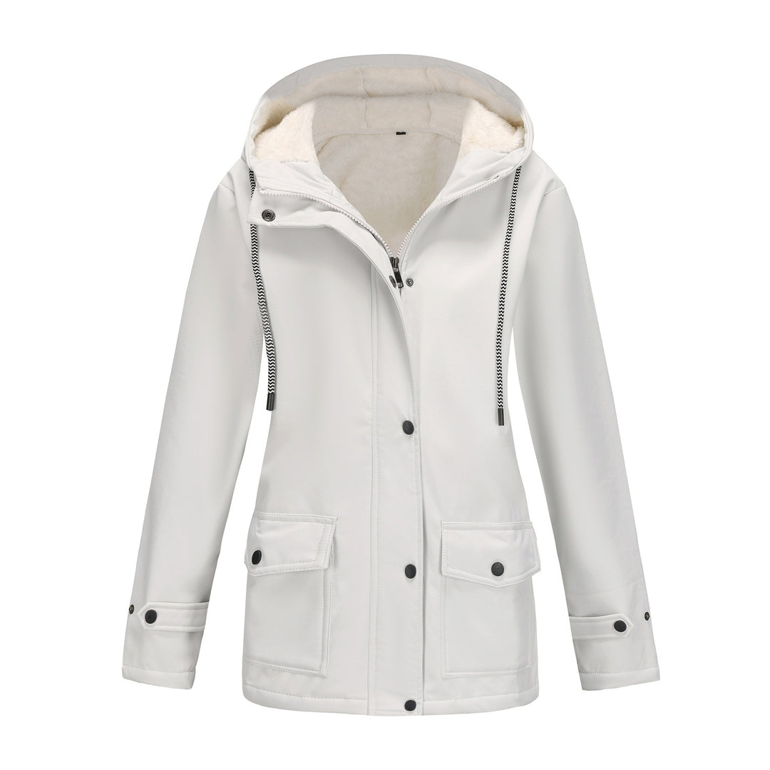 Damen Modische Outdoor-Jacke mit Fleece-Futter
