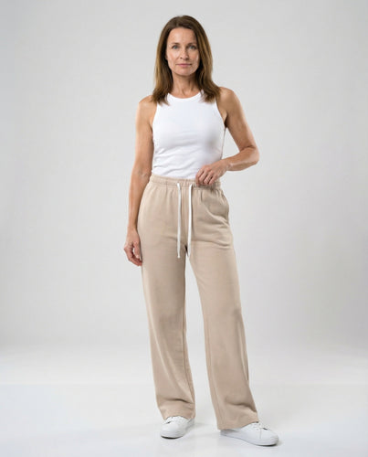 Damen Bequeme Freizeit-Hose mit weitem Bein