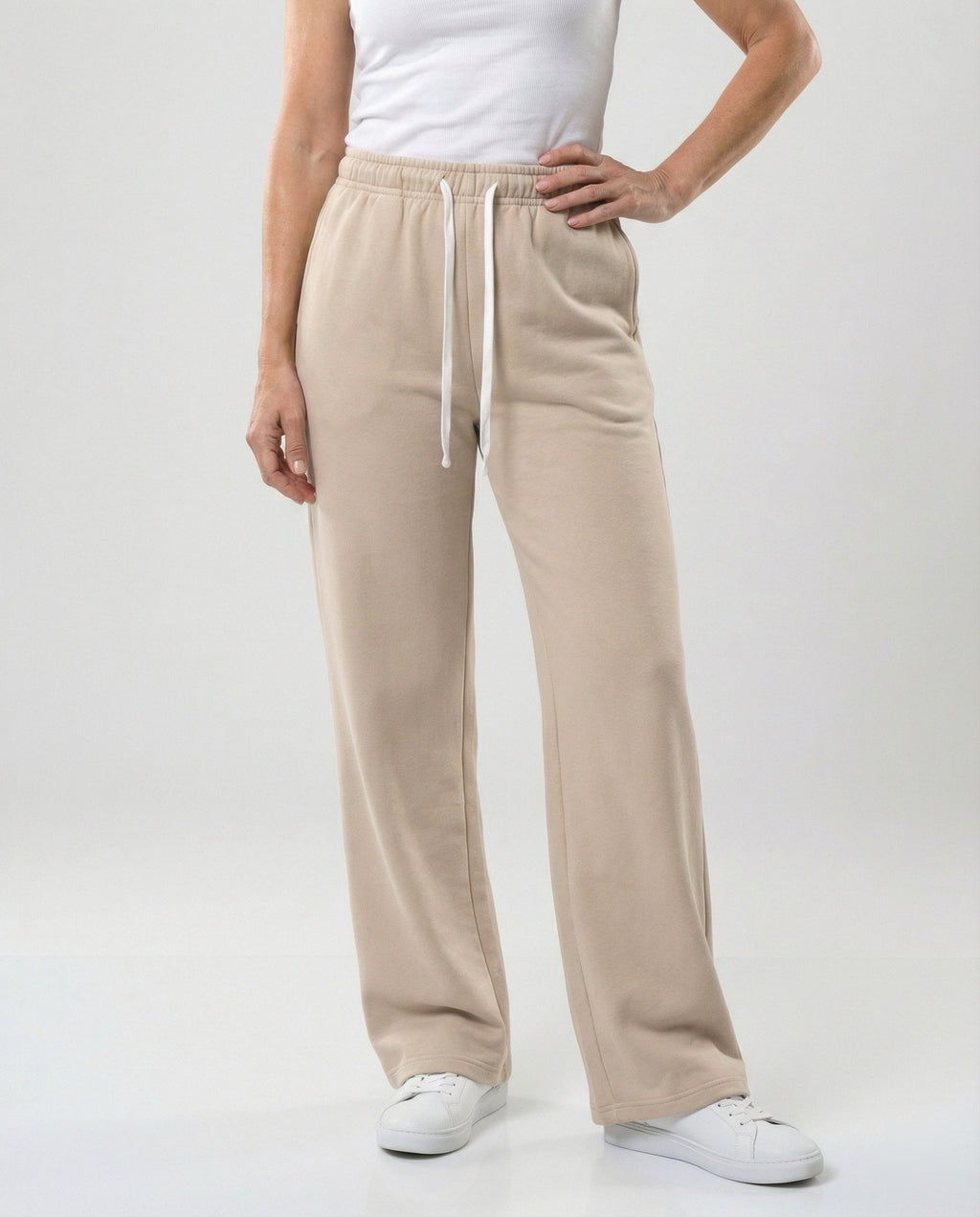 Damen Bequeme Freizeit-Hose mit weitem Bein