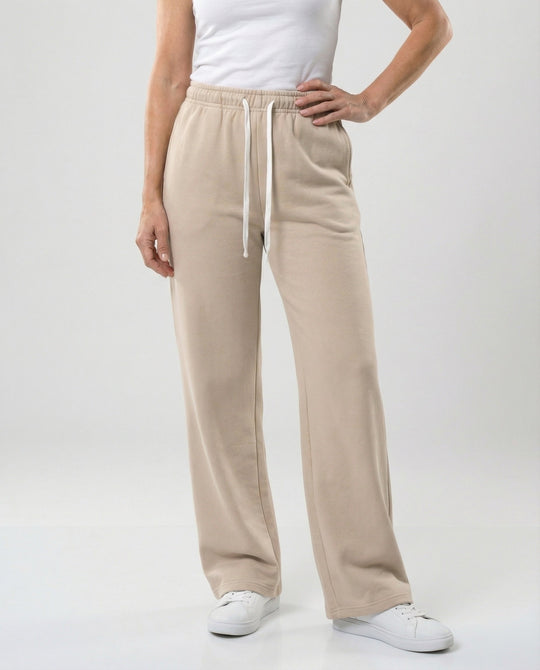 Damen Bequeme Freizeit-Hose mit weitem Bein