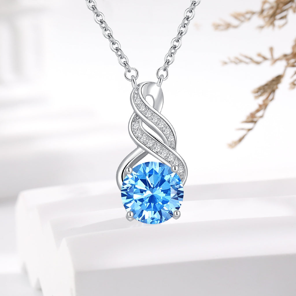 Damen elegante Ohrringe mit funkelndem Zirkon und geschwungenem Design Shop Nory