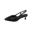 Damen Slingback-Pumps mit glitzerndem Paillettenbesatz Shopnory