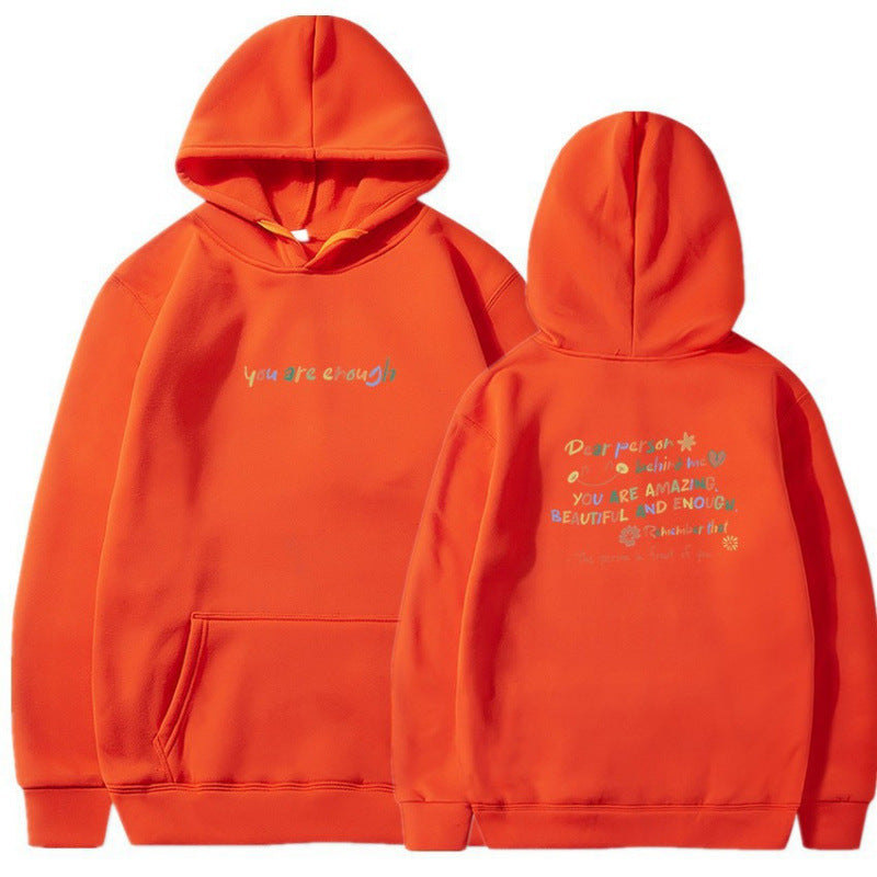 Damen Kapuzenpullover mit motivierendem Schriftzug und komfortabler Passform Shopnory
