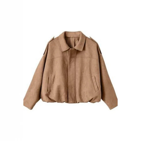Damen Modische und luftige Oversized Jacke