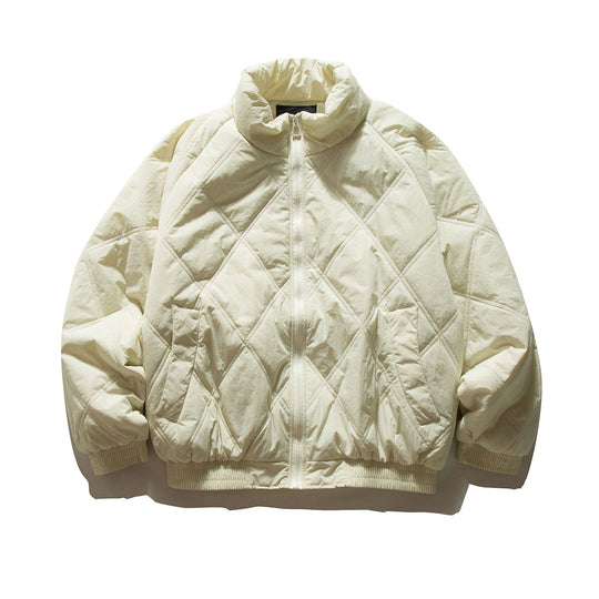Unisex Boxy‑Steppblouson mit Diamantsteppung und hohem Funnelkragen Shop Nory
