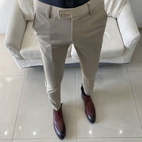 Khaki - Lange Hose