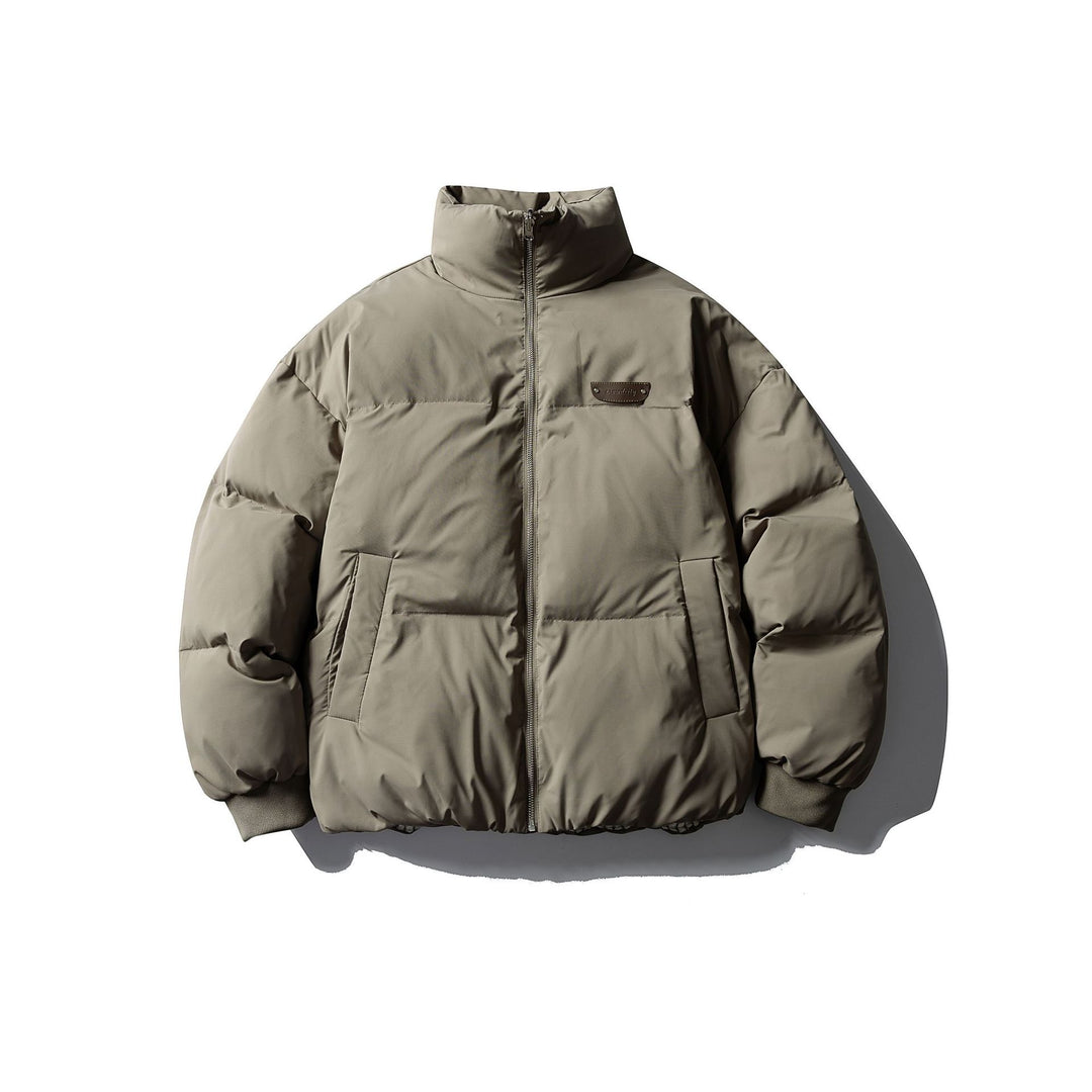 Herren Boxy-Pufferjacke mit hohem Stehkragen und minimalistischer Außenhülle Shop Nory