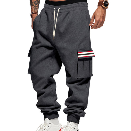 Herren Cargo-Jogginghose mit Mehrfachtaschen und Kordelzug Shop Nory
