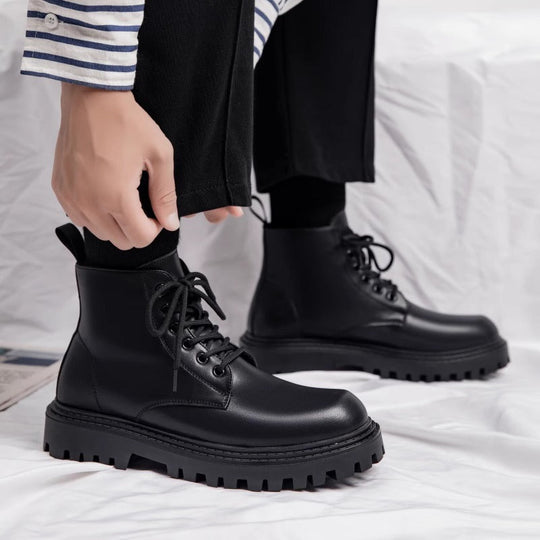 Herren robuste Stiefel mit rutschfester Sohle