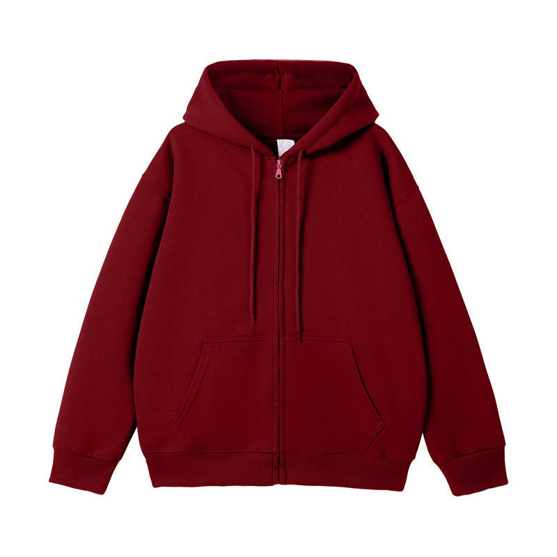 Unisex Oversize-Kapuzenjacke mit durchgehendem Reißverschluss und Kängurutasche Shop Nory