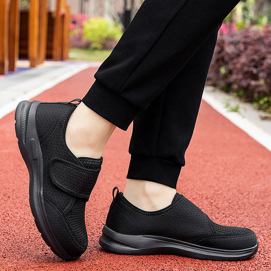 Damen Atmungsaktive Freizeit-Schuhe mit verstellbarem Klettverschluss