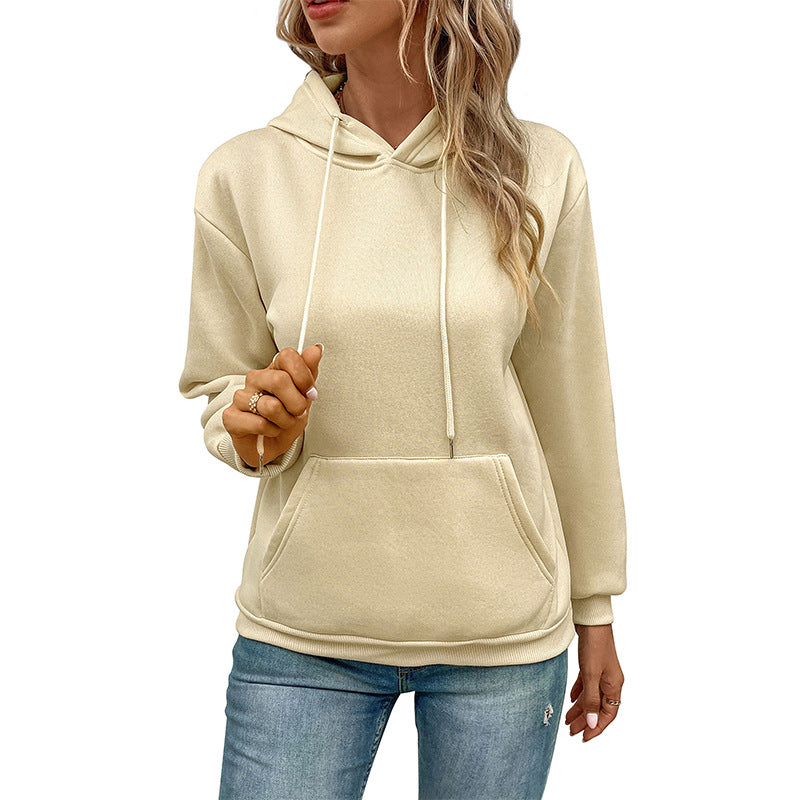 Damen Kapuzenpullover mit Kängurutasche und entspannter Oversize-Passform Shop Nory