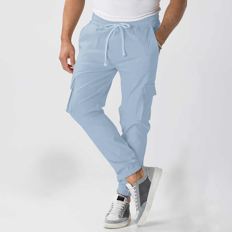 Herren Cargo-Hose mit elastischem Bund und praktischen Seitentaschen