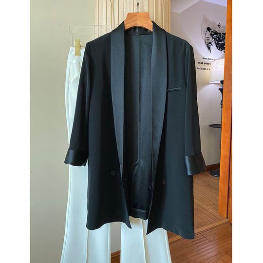Damen Eleganter Smoking-Blazer Shop Nory