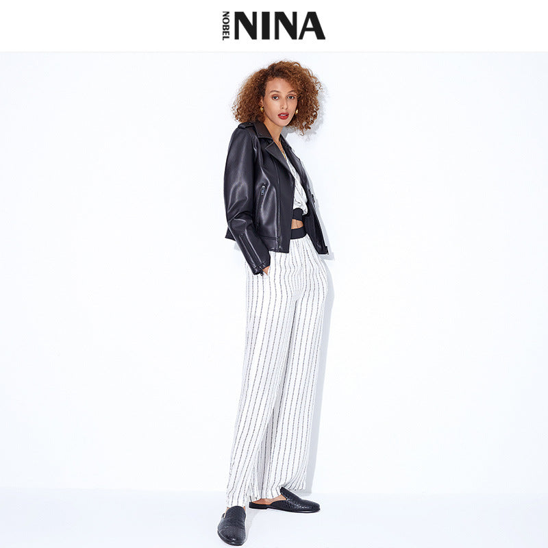 Damen Stylische Bikerjacke Shop Nory