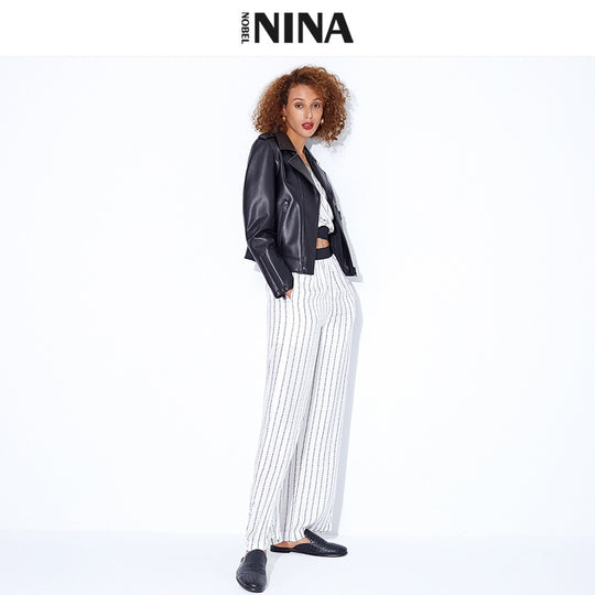 Damen Stylische Bikerjacke Shop Nory