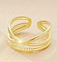 Damen Ring im kunstvollen, gewundenen Design Shop Nory