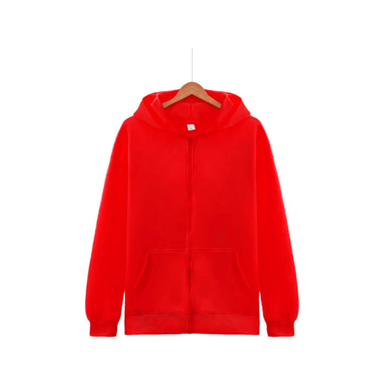 Unisex nan leichter Reißverschluss-Hoodie mit innen angerautem French-Terry, flachen Nähten und Kängurutaschen Shop Nory