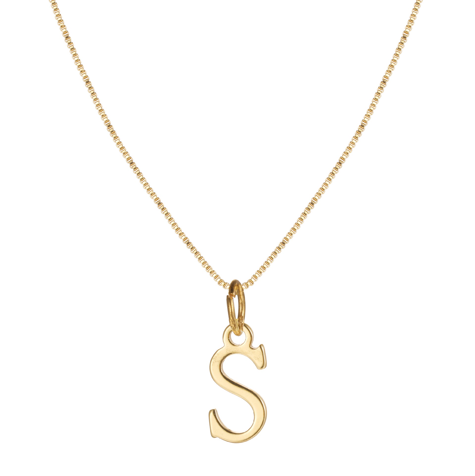 Damen Halskette mit individuellem Initial-Anhängerwunsch Shop Nory