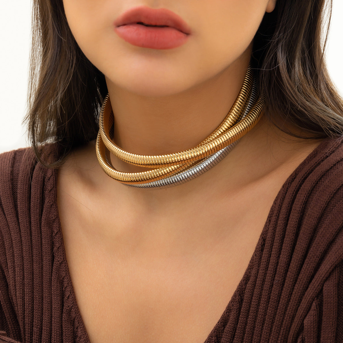 Damen modernes und elegantes Halskette Shop Nory