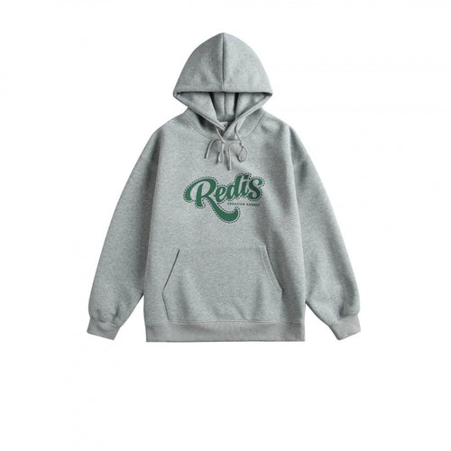 Unisex Oversize-Kapuzenpullover mit Kängurutasche, Logoprint und breitem Rippbund Shop Nory