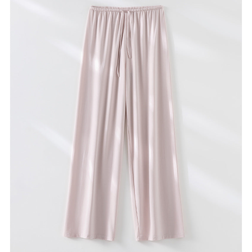Damen Weite Lounge-Hose mit elastischem Bund und Tunnelzug Shop Nory