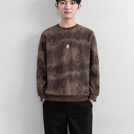 Herren Urbaner Sweatshirt mit funkelndem Design Shop Nory