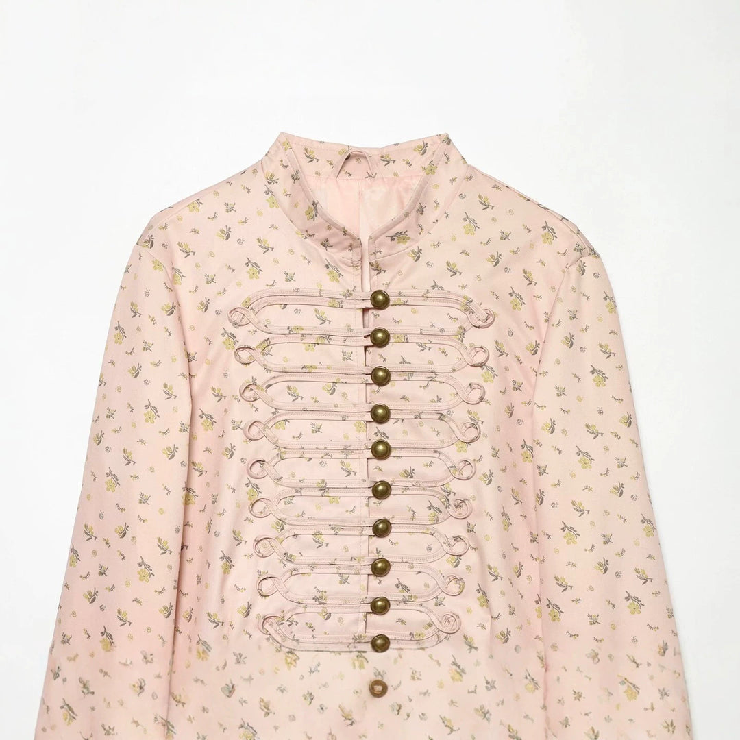 Damen Kurzjacke mit Mandarinkragen und dekorativen Knebelverschlüssen Shop Nory