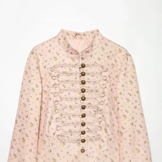 Damen Kurzjacke mit Mandarinkragen und dekorativen Knebelverschlüssen Shop Nory