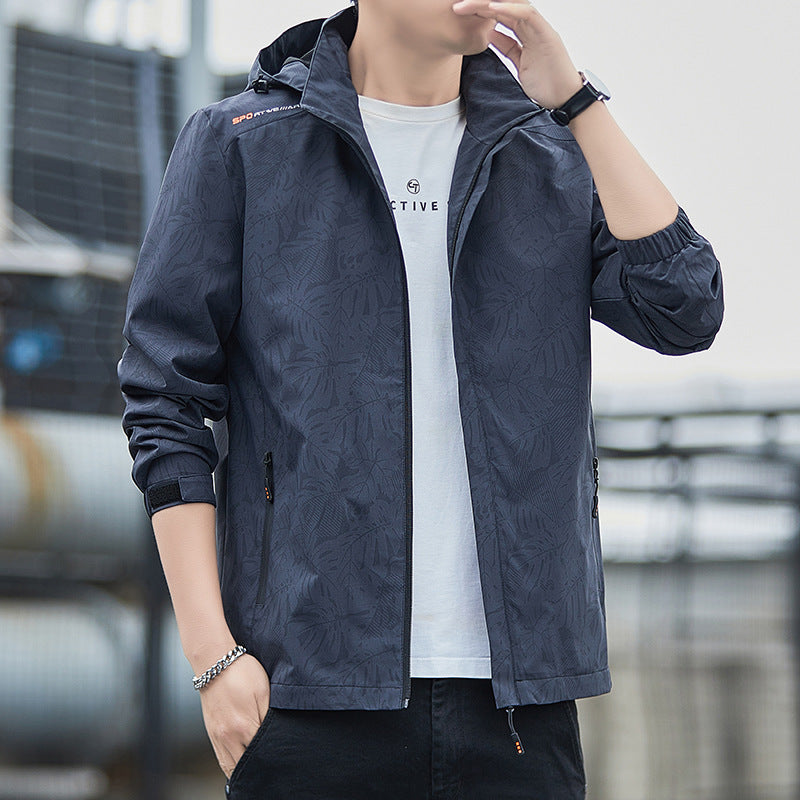 Herren Sportliche Übergangsjacke mit praktischem Kapuzendesign Shop Nory