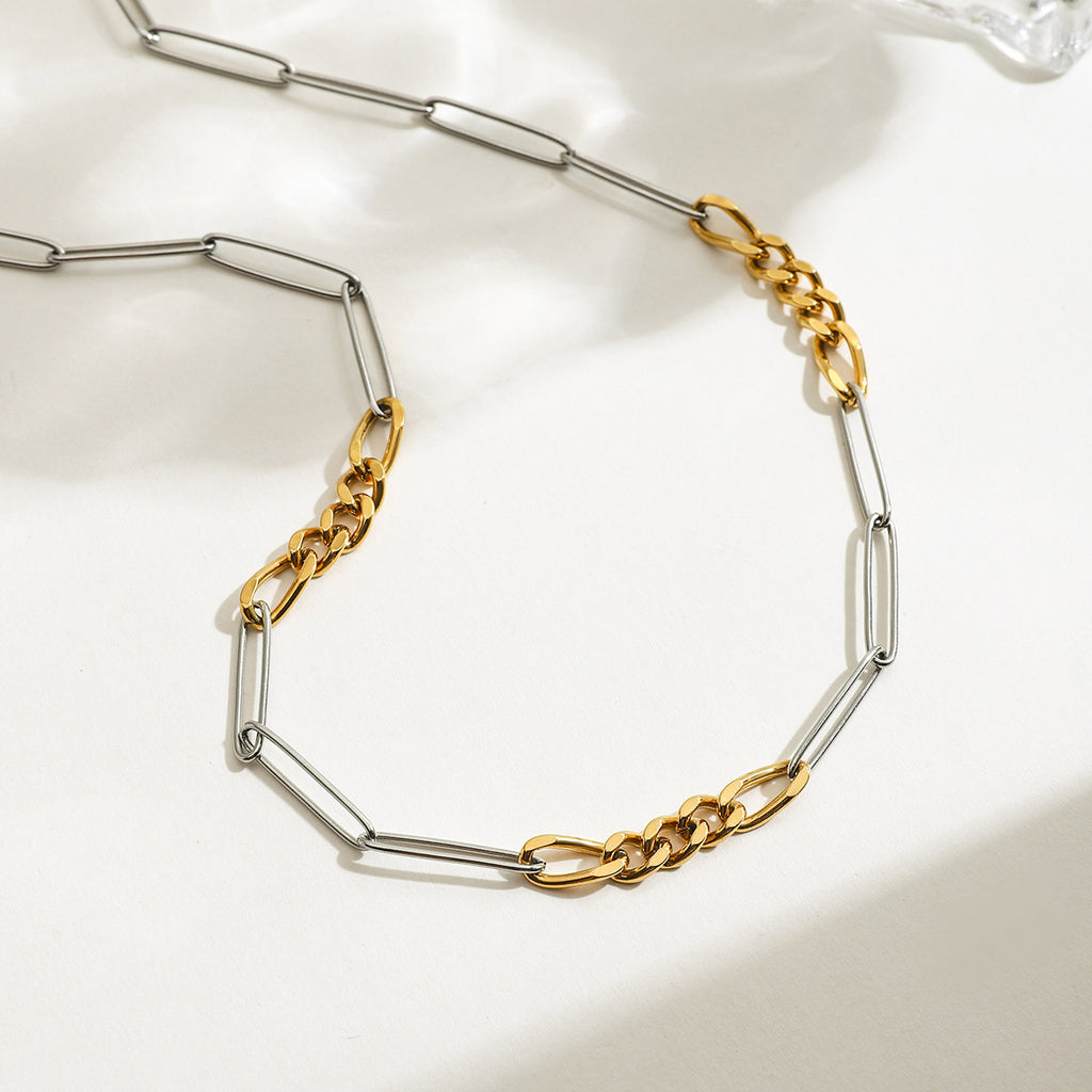 Damen Halskette mit modernem Kettendesign und hypoallergenen Eigenschaften Shop Nory