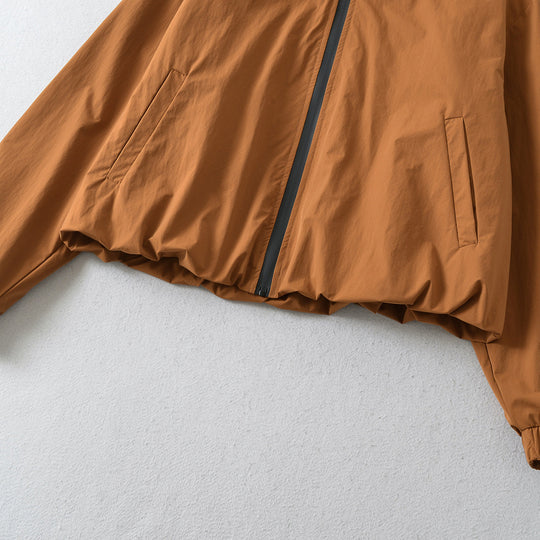 Damen Cropped Übergangsjacke mit Kapuze, Tunnelzug und elastischem Saum Shop Nory