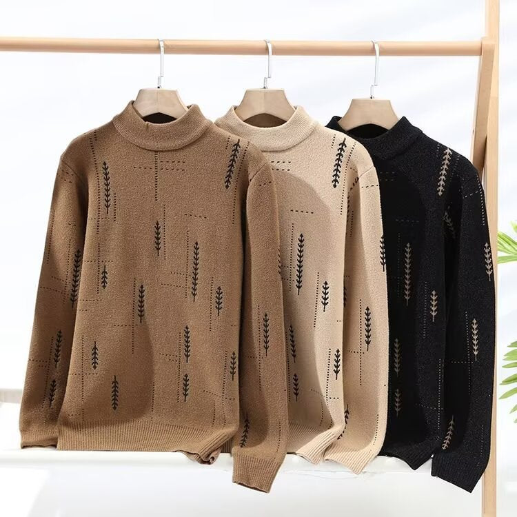 Damen Modischer Strickpullover mit floraler Applikation Shop Nory