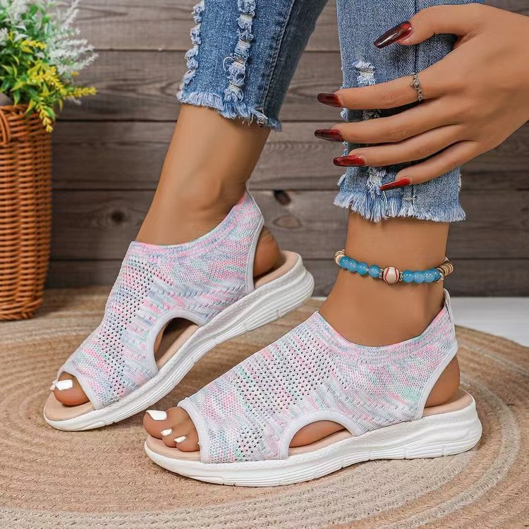 Damen Atmungsaktive Sandalen mit elastischem Tragekomfort