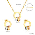 Damen Schmuckset mit luxuriösem Anhänger und stilvollen Ohrringen Shop Nory