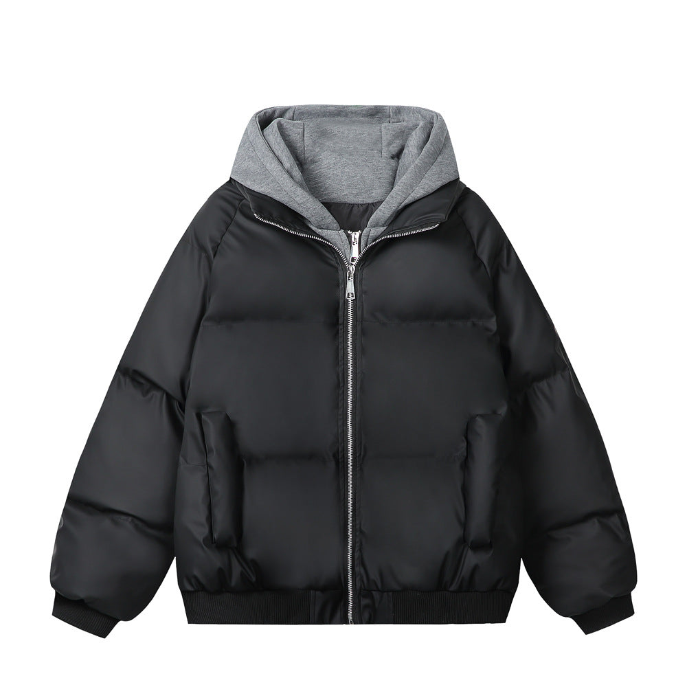 Damen Modische Steppjacke mit abnehmbarer Kapuze Shop Nory