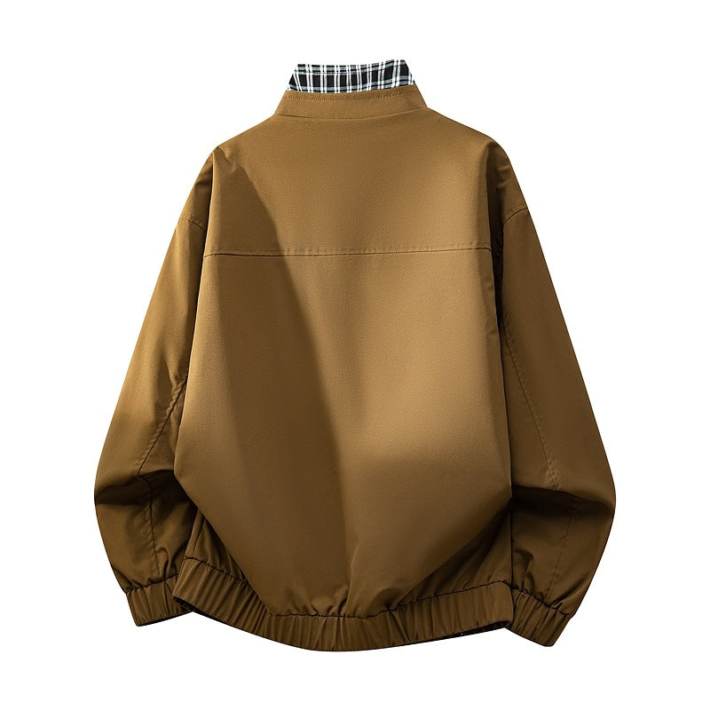 Herren Bequeme Übergangsjacke mit kariertem Innenfutter Shop Nory
