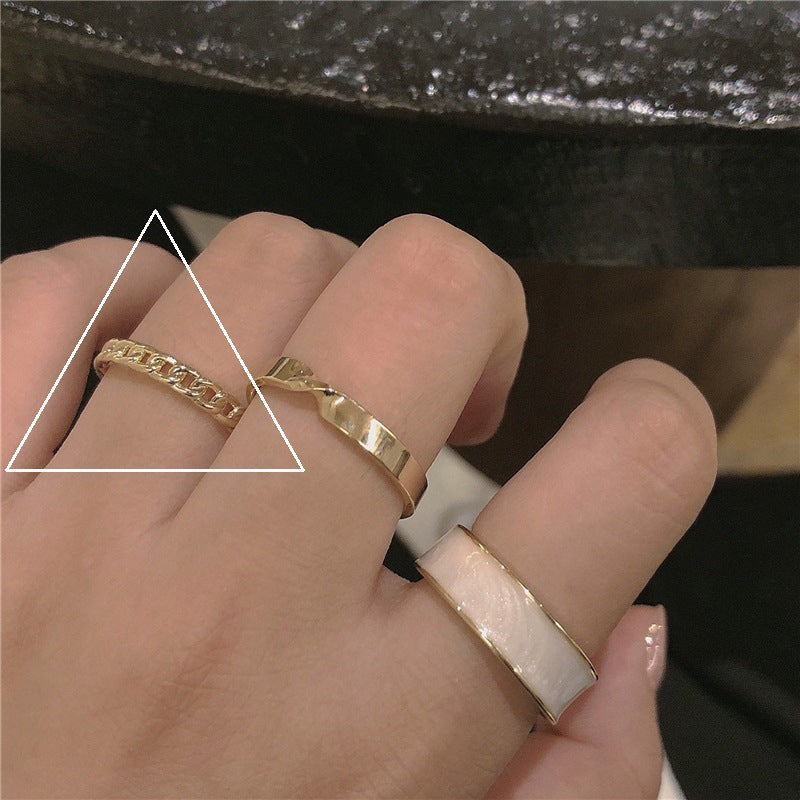 Damenring mit künstlerischem Strukturdesign Shop Nory