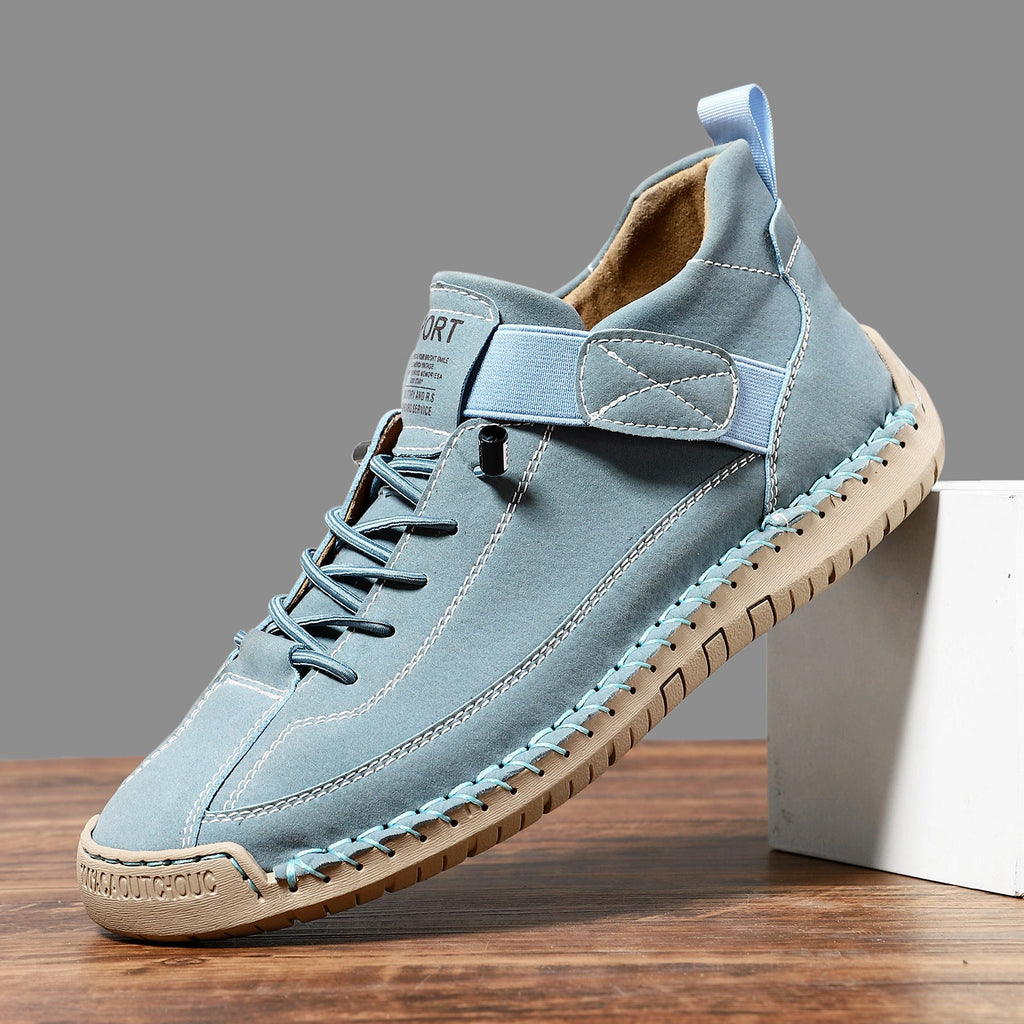 Damen Bequeme Freizeitschuhe mit elastischem Klettverschluss und atmungsaktiver Konstruktion Shopnory