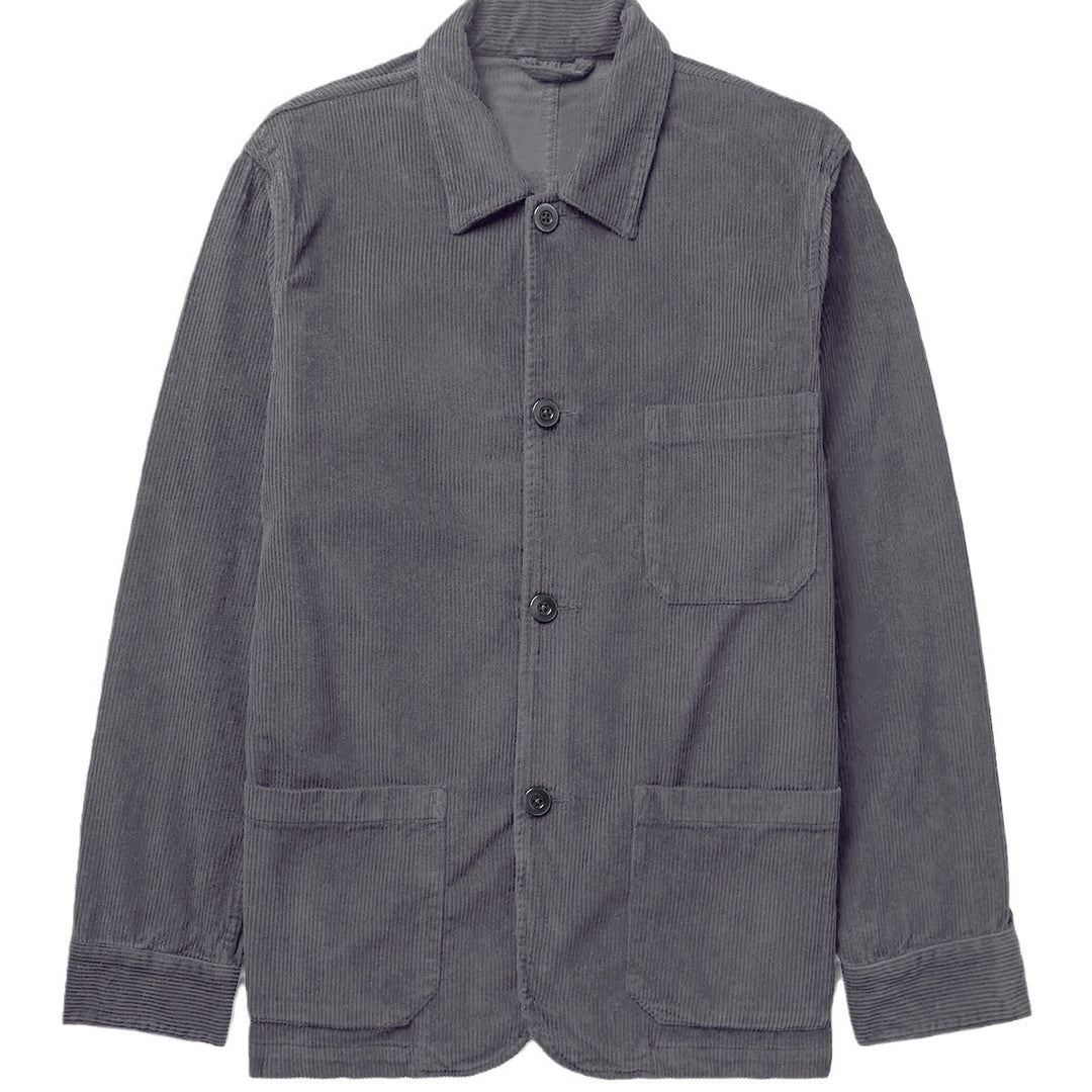 Herren Cord-Workerjacke mit Hemdkragen und aufgesetzten Taschen Shop Nory