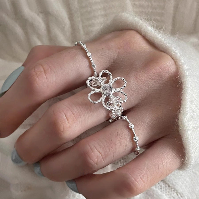Damen Zarte und elegante Ringe mit Perlen Shop Nory