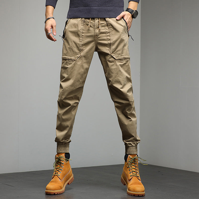 Herren Cargo-Joggerhose mit Utility-Taschen und elastischem Bündchen Shop Nory