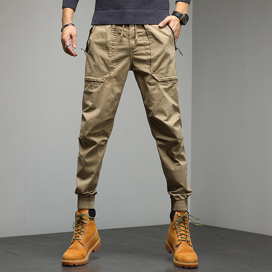 Herren Cargo-Joggerhose mit Utility-Taschen und elastischem Bündchen Shop Nory