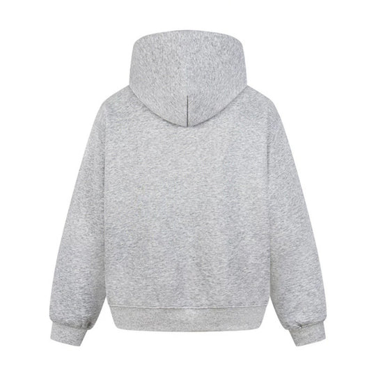 Damen Oversize Kapuzenpullover mit Kängurutasche und Leo‑Stern‑Print Shop Nory