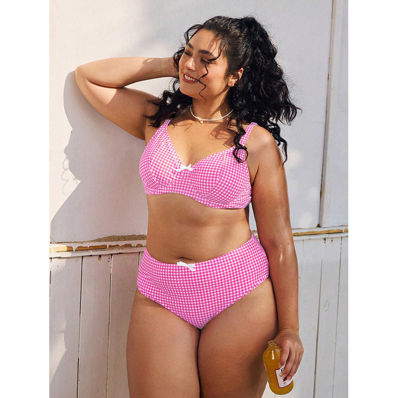 Damen Hochtaillierter Bikini mit gepolstertem Oberteil